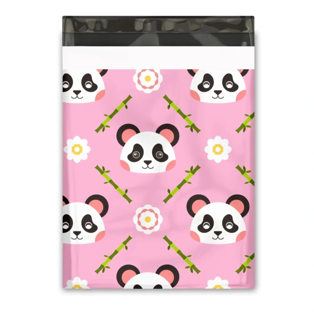25 10X13 Poly Mailers, Pink Panda, Shipping Envelopes, PRICE IS FIRM - Picture 6 of 7